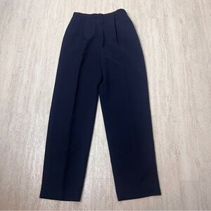 Pursuits wool pants trousers navy size 6